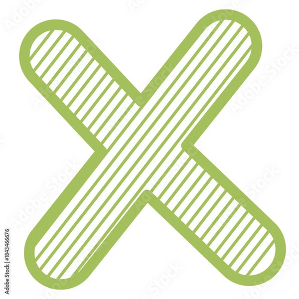 Fototapeta Handwritten Lowercase Letter Vector