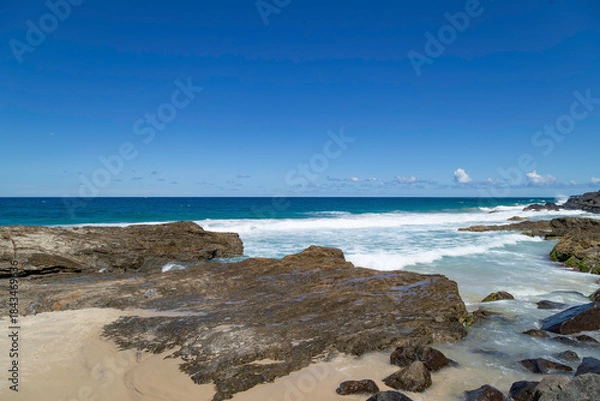 Fototapeta beach and rocks
