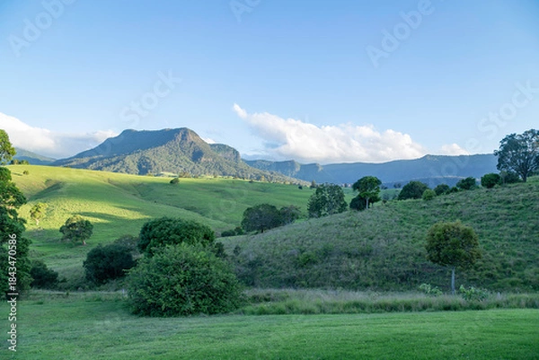 Fototapeta landscape with mountains