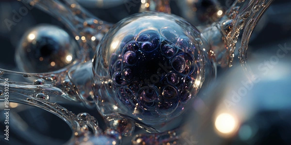 Obraz Biotechnology abstract computer graphics