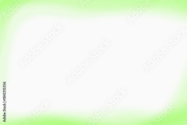 Fototapeta 手書きのぼんやりしたグリーンライン背景イメージ

