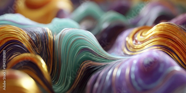 Obraz Abstract computer graphics modern art