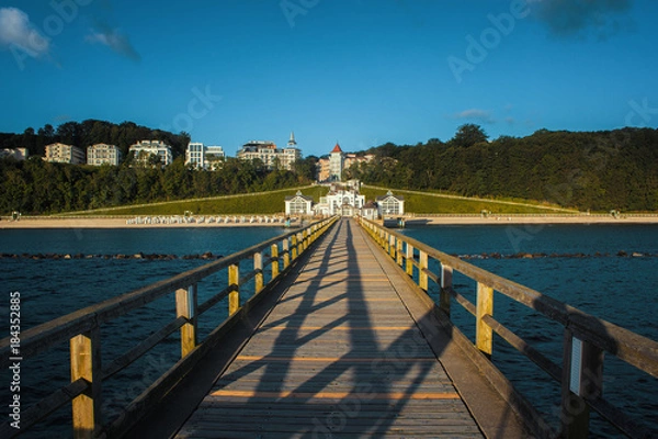 Obraz Rügen, Seebrücke mit Blick auf Sellin