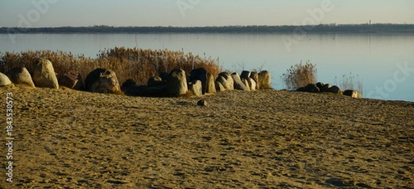 Obraz Neuer Strand am ehemaligen Tagebau