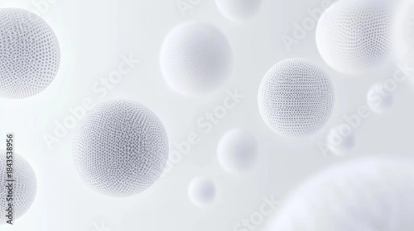 Obraz White sphere background picture