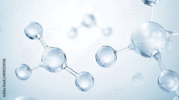 Obraz Molecular structure HD image