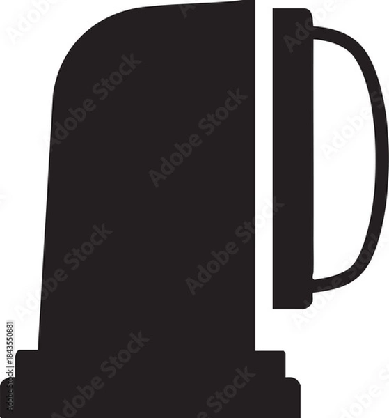 Obraz Boat Navigation Light Silhouettes Vector Side View