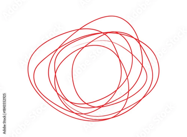 Fototapeta Isolated Pencil Doodle and Hand-Drawn Scribble Elements