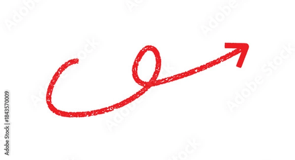 Fototapeta Doodle Style Arrow Vector Collection with Hand-Drawn Pointer Marks