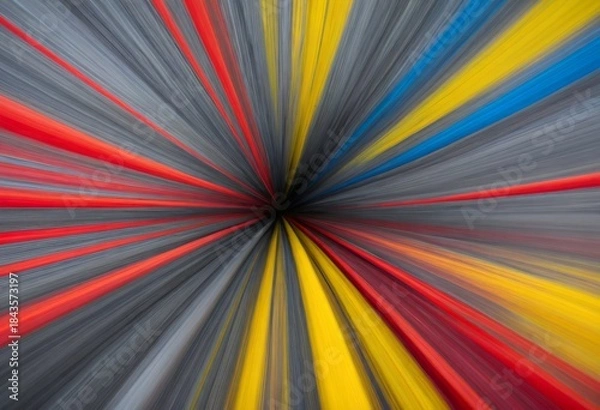 Obraz Primary color stripes expressing speed and dynamic motion