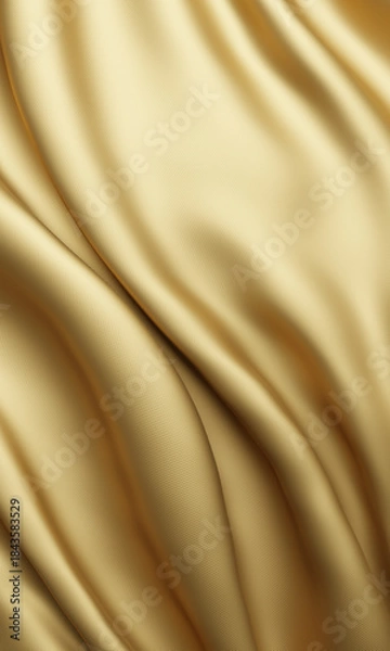 Obraz Luxury gold fabric background with copy space 3d render