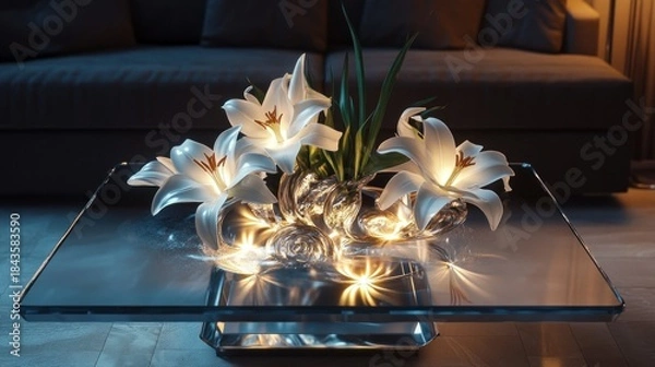 Obraz Decorative star ornaments display