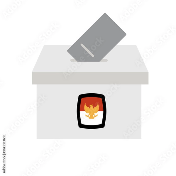 Obraz Election ballot box icon