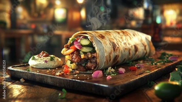 Obraz Deliciously wrapped meal