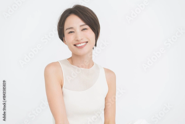 Fototapeta 健康的な女性のビューティーポートレート