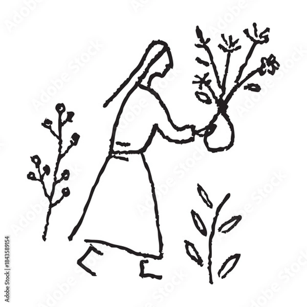 Obraz hand drawn illustration