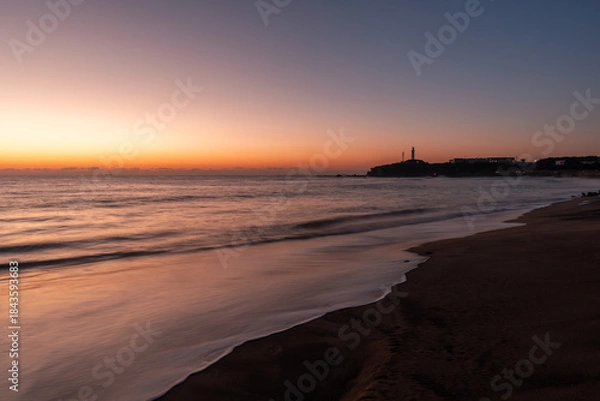 Obraz [千葉県]夜明けの犬吠埼灯台・君ヶ浜しおさい公園