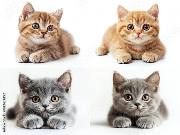 Obraz Adorable Kitten Quartet Portrait