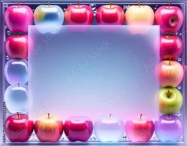 Obraz リンゴのフレーム