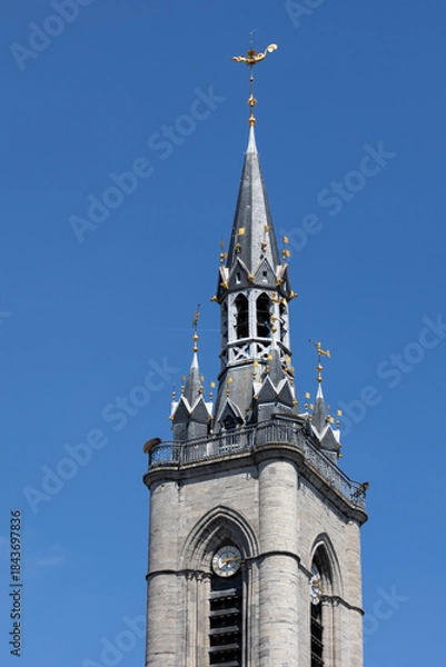 Obraz Flèche du beffroi de Tournai