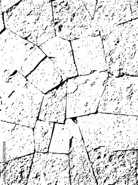 Obraz Empty black background with a subtle grid pattern overlay