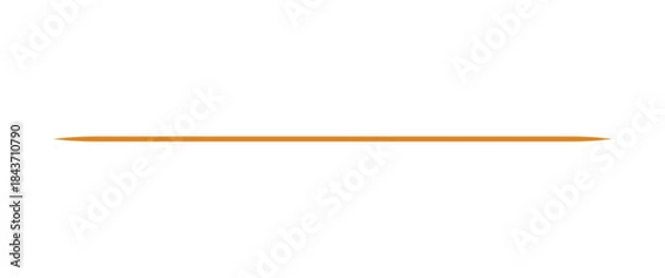 Obraz Simple Horizontal Gold Line or Text Divider on a Bright White Background for Modern Design