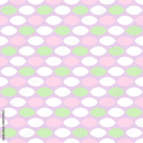 Obraz Decorative background, seamless pattern, tile decor