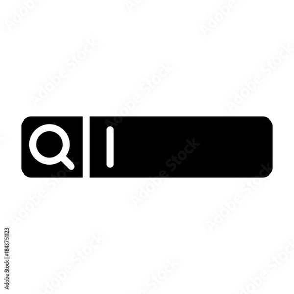 Fototapeta Search icon glyph