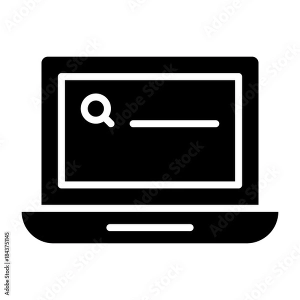 Fototapeta Search icon glyph