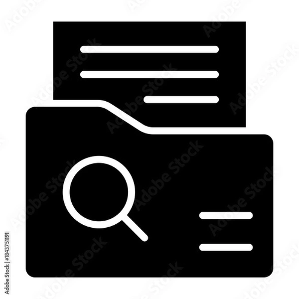 Fototapeta Search icon glyph