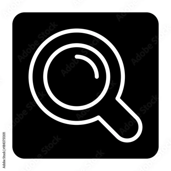 Fototapeta Search icon glyph