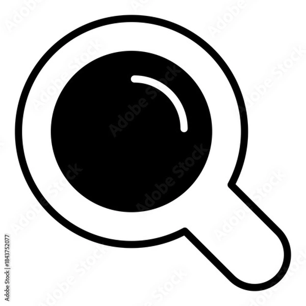 Fototapeta Search bold icon dualtone