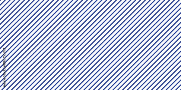 Fototapeta blue stripes on white background. Striped diagonal pattern Vector illustration of Seamless background Christmas or winter theme Background with slanted lines