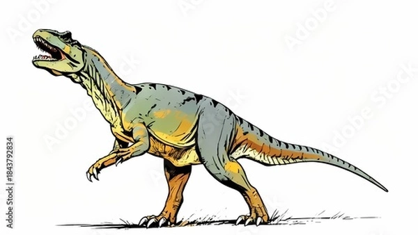 Fototapeta siedlung eigenheim illustration