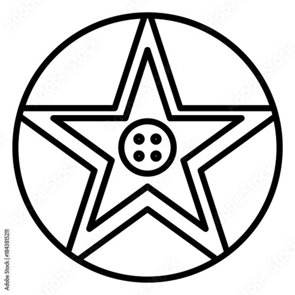 Obraz rim black icon