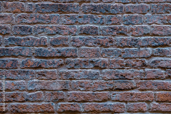 Fototapeta Old Red Brick Wall