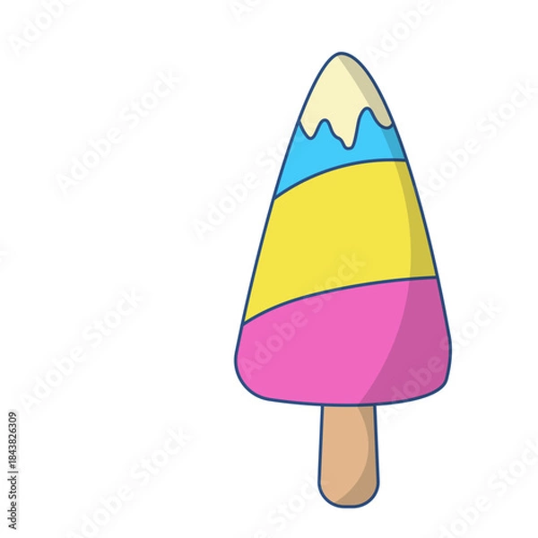 Obraz ice cream vector illustration