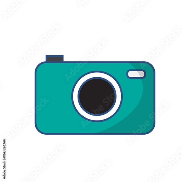 Obraz photo camera icon vector