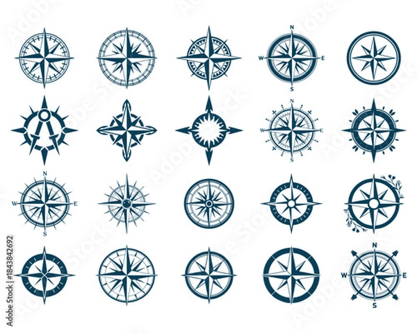 Fototapeta Compass SVG
