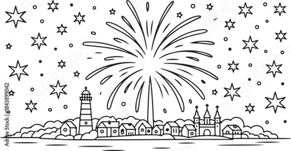 Obraz A simple graphic representing a vector file, suitable for digital design and scalability