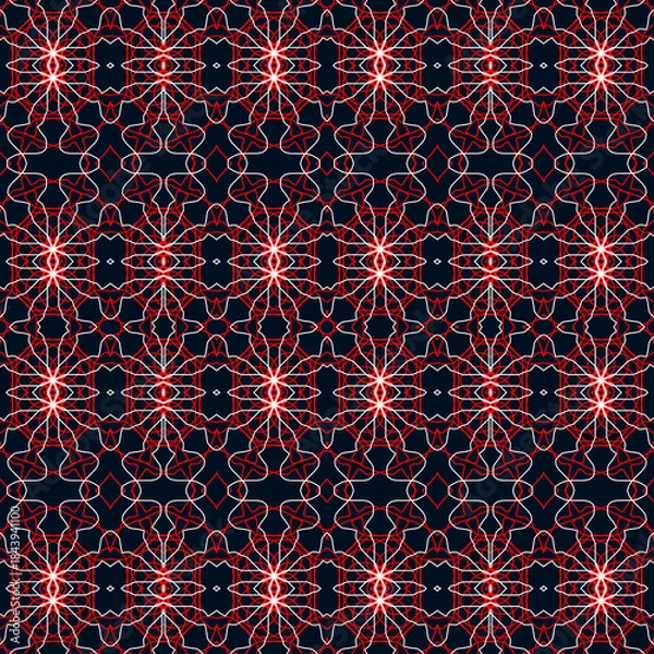 Obraz Seamless Christmas pattern. Merry Christmas and Happy New Year. Abstract pattern and texture