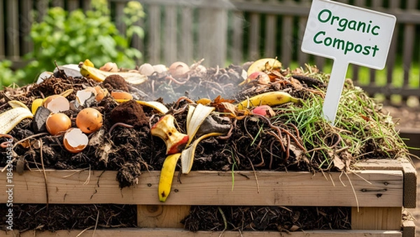 Obraz Organic composting