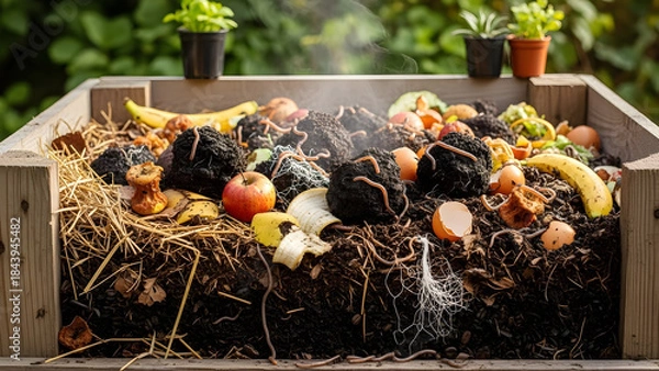 Obraz Vermicompost