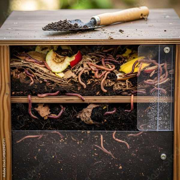 Obraz Organic composting