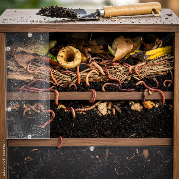 Obraz Organic composting