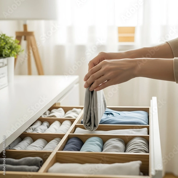 Obraz Organize clothing 