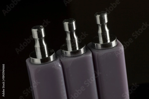 Fototapeta Lithium disilicate block - denture crown material