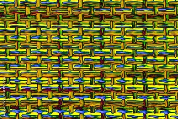 Obraz Glitch art cyberpunk background texture