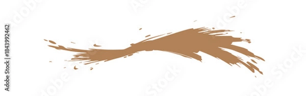 Fototapeta Abstract golden paint smear collection