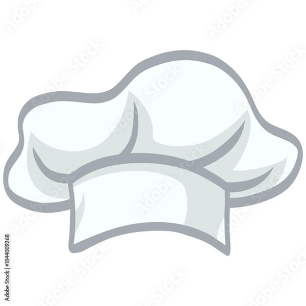 Obraz Chef Hat Cap Headwear Illustration Vector Drawing Design